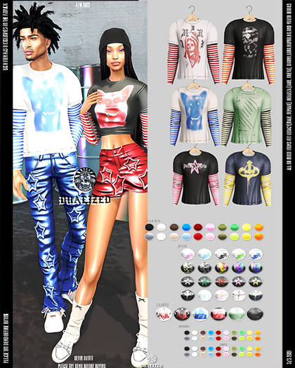 DUALIZED.-_-. Double Shirt.(FP)