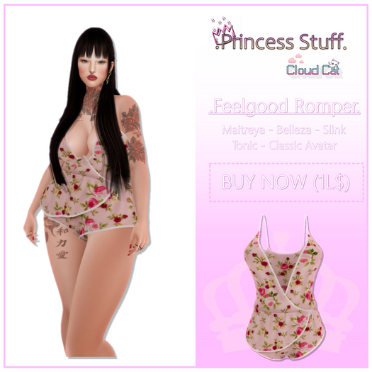 .Princess Stuff. [Feelgood Romper] *Rose Garden* ! Gift !