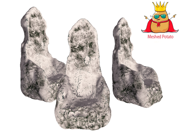 Meshed Potato - Frozen Throne With Snow Full Perm Mesh (add)