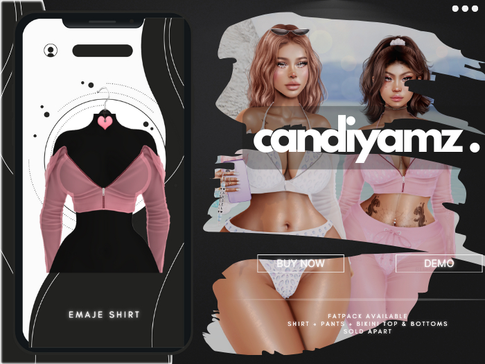 *CY* Emaje . LightPink . Shirt // (Add)