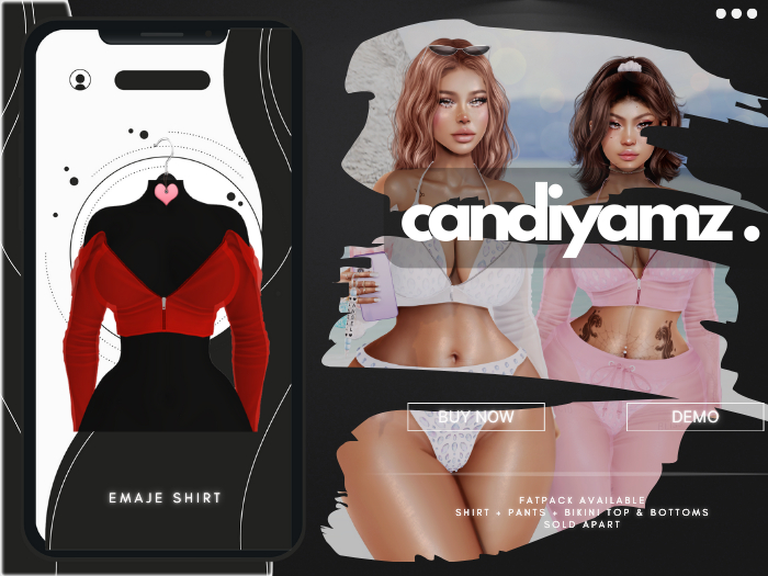 *CY* Emaje . Cherry . Shirt // (Add)