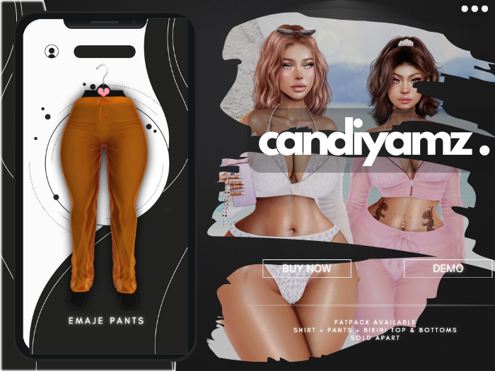 *CY* Emaje . Orange . Pants // (Add)