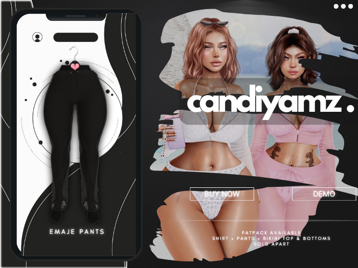 *CY* Emaje . Blackberry . Pants // (Add)