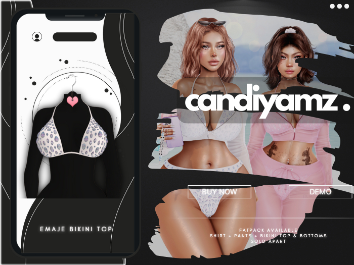 *CY* Emaje . PinaColada . Bikini Top // (Add)
