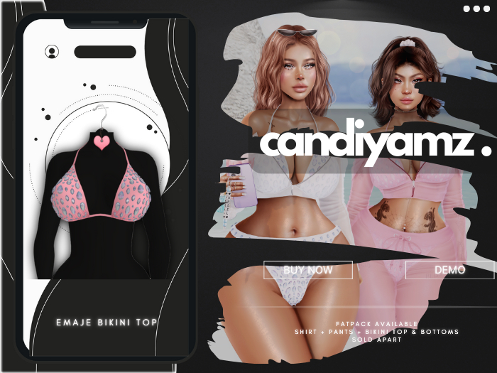 *CY* Emaje . LightPink . Bikini Top // (Add)