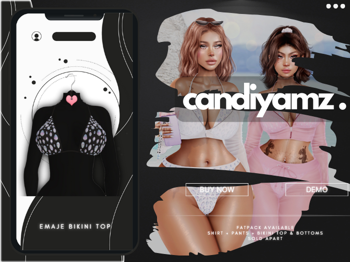 *CY* Emaje . Blackberry . Bikini Top // (Add)