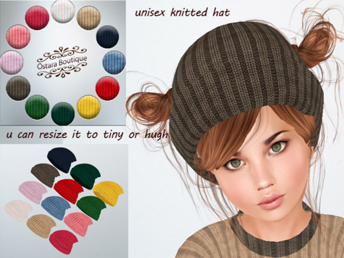 Knitted Hat * Unisex  