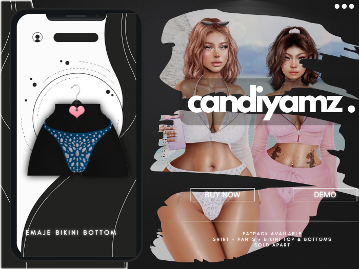 *CY* Emaje . Blueberry . Bikini Bottom // (Add)