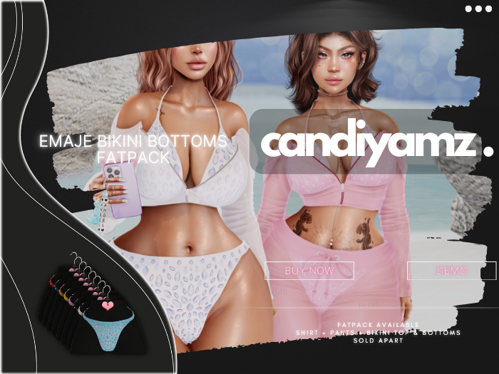 *CY* Emaje . Bikini Bottoms . CandiPACK! // (Add)