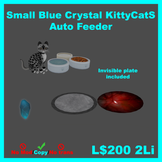 [KC] Small Blue Magic Crystal Auto Feeder