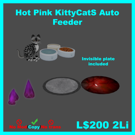 [KC] Hot Pink  Auto Feeder