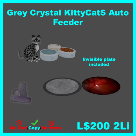 [KC] Grey Crystal Auto Feeder