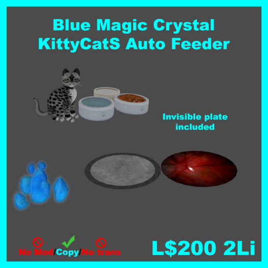 [KC] Blue Magic Crystal Auto Feeder