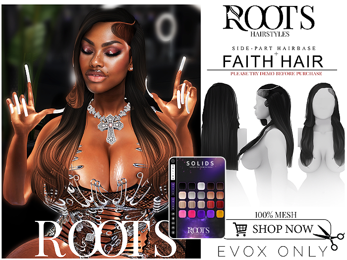 ROOTS. Faith Hair [SOLIDS PACK]