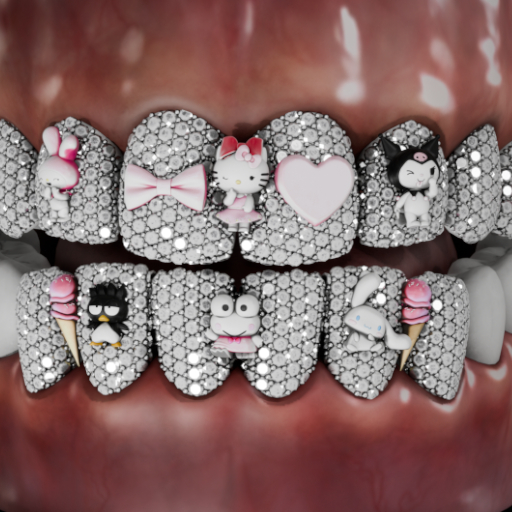 BWOKE " Kawaii Grillz "