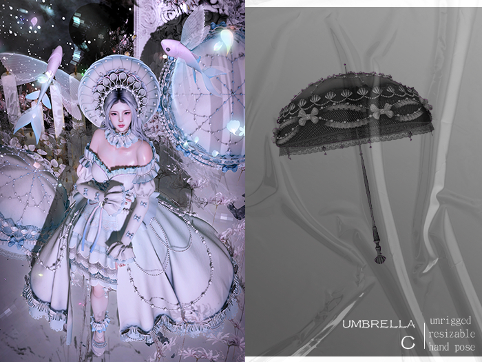 FenDuDu_Ocean Princess-umbrella C