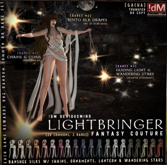 !dM Lightbringer - SilkDress **GOLD**