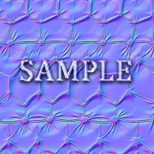 Second Life Marketplace - Zoy Texture [ Padded Leather 01 ] Normal Map