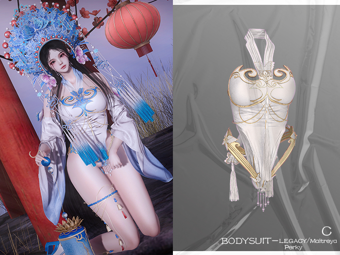 FenDuDu_Dream Butterfly-bodysuit C