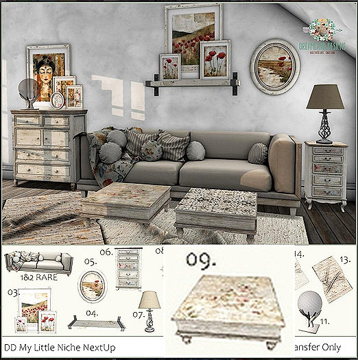 02.DD My Little Niche Couch PG Boxed RARE