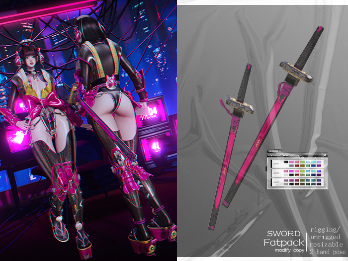 FenDuDu_Dynamic Warrior-sword(fatpack)