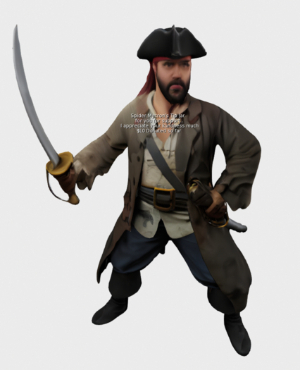 Pirate 001 Tip jar