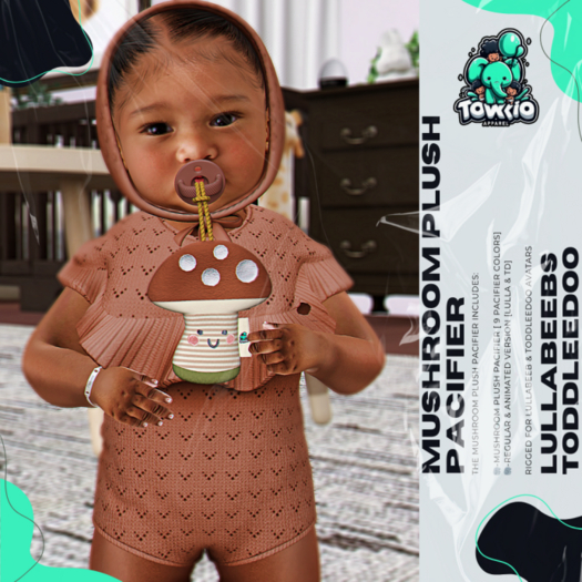 [TA]-Mushroom Plush Pacifier // FP
