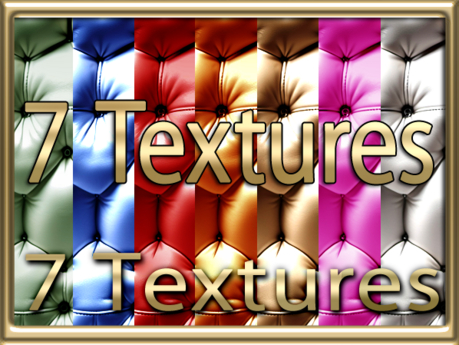 Second Life Marketplace - Zoy Texture [ Padded Leather 02 ] 7 Textues