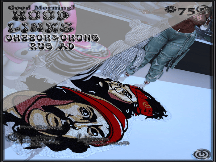 {HOODLINKS}CHEECH&CHONG RUG