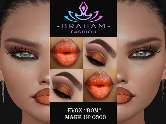 Second Life Marketplace - '' Braham Fasihon '' Make Up EvoX ''Bom'' 0300