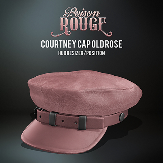 POISON ROUGE Courtney Cap Rose