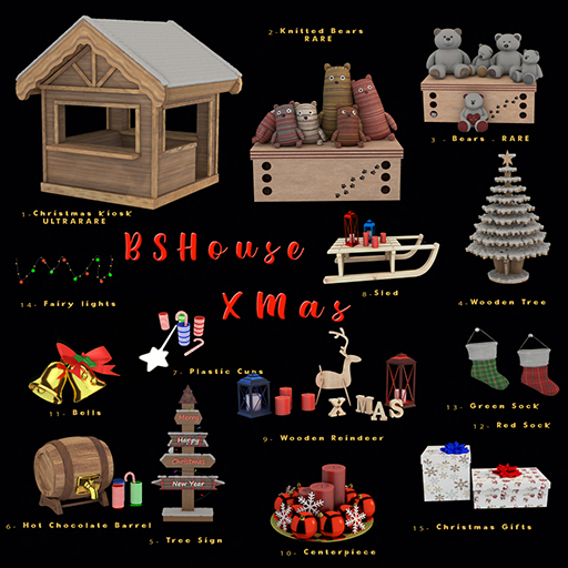 07-BSHouse "XMAS" Plastic Cups