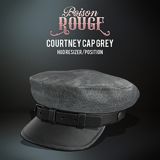 POISON ROUGE Courtney Cap Grey