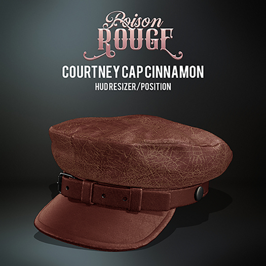 POISON ROUGE Courtney Cap Cinnamon