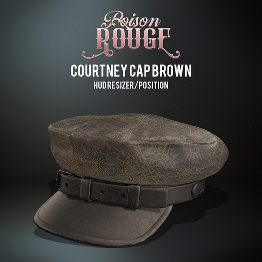 POISON ROUGE Courtney Cap Brown