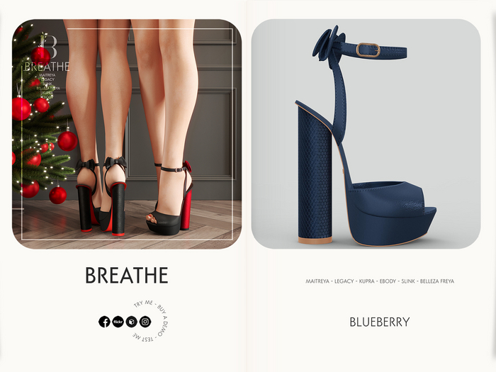 [BREATHE]-Rinoka Heels-Blueberry-For-(Maitreya Lara, Legacy, Kupra, eBody, Slink and Belleza Freya)