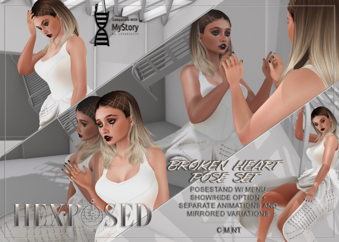 ~HexPosed~ Broken Heart - Poses (Add)