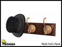 Meshuga Antique Hat Stand & Hat FULL PERM MESH