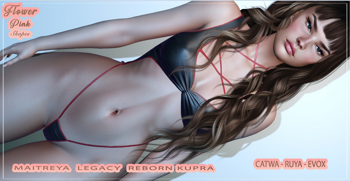 FLOWER PINK - SHAPE - JULIETA - CATWA - RUYA - EVOX