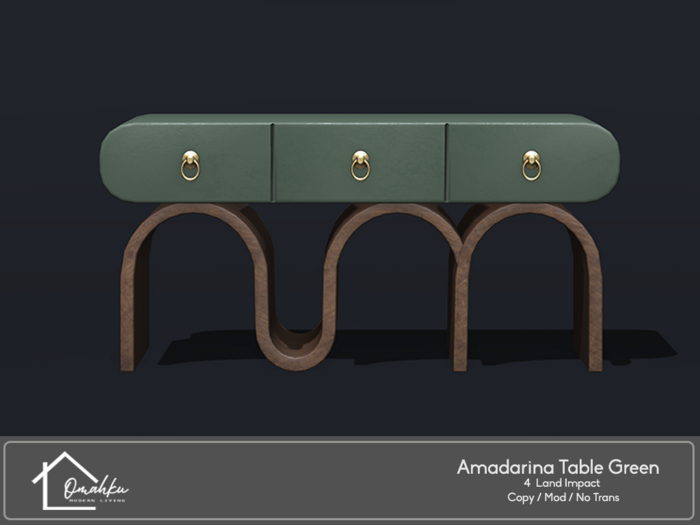 OMAHKU Amadarina Table Green  