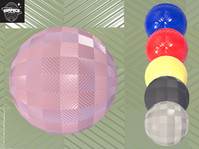 PBR Plastic Diamond Surface