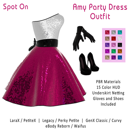 DEMO *SO* Amy Party Dress Outfit - UNPACKER