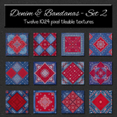 *Wallflowers* Denim & Bandanas - Set 2