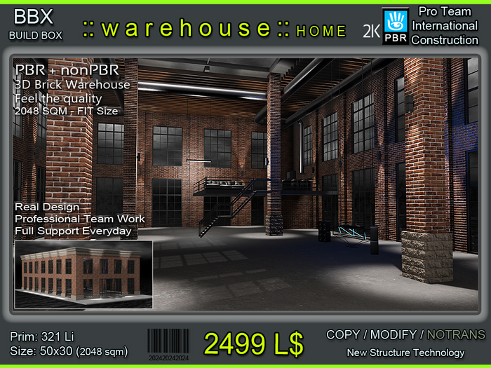 PBR House - Warehouse - 