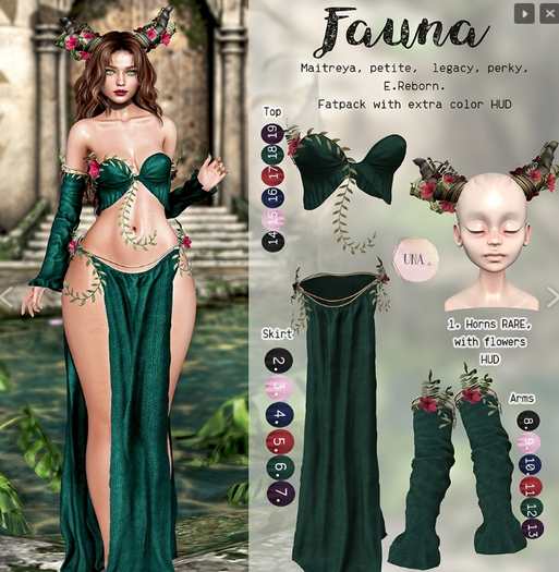 9. UNA. Fauna Arm Legacy PINK