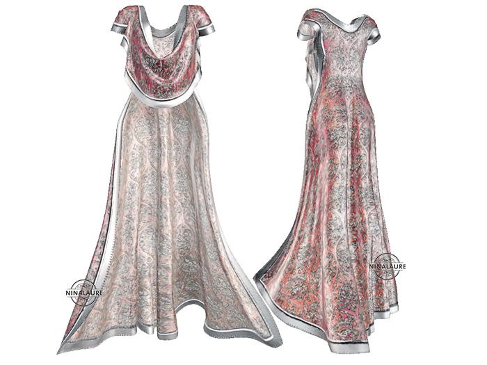 !dM Maharani | Silk Robe BERRY/BLOSSOM | Maitreya Lara