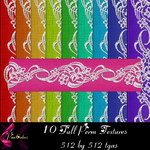 *PCz* Floral Ribbon Textures
