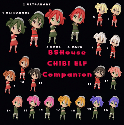 10-BSHouse CHIBI  ELF Companion