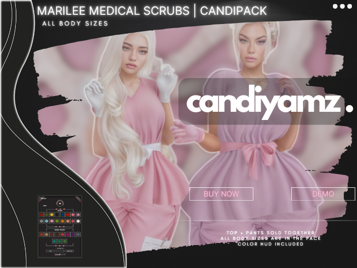 *CY* MariLee . Medical Scrubs . CandiPACK! :: (Add)