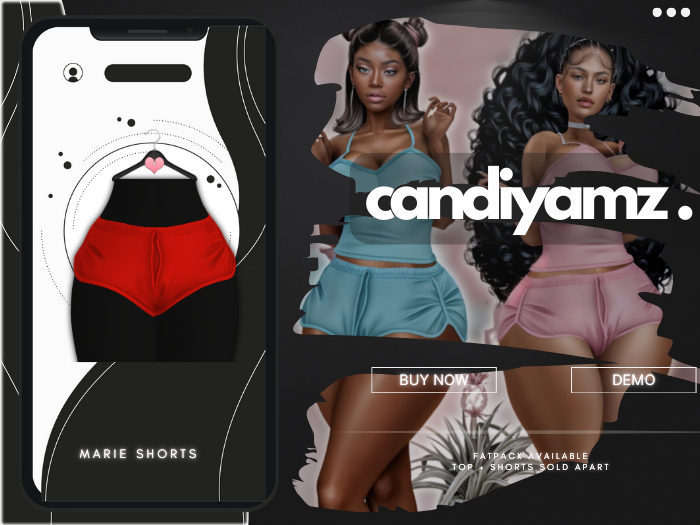 *CY* Marie . Cherry . Shorts // (Add)